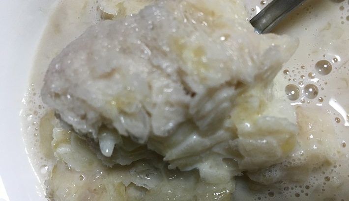 ジップロックで作るアイス～豆乳バナナアイス編